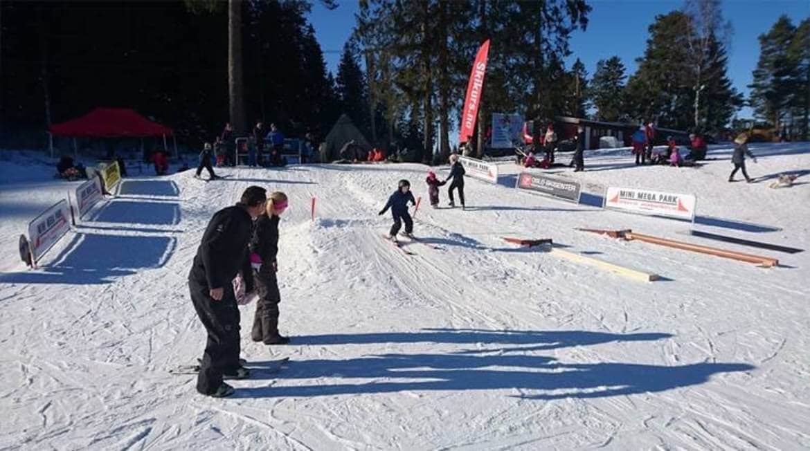 Barneområdet på Trollvann-siden